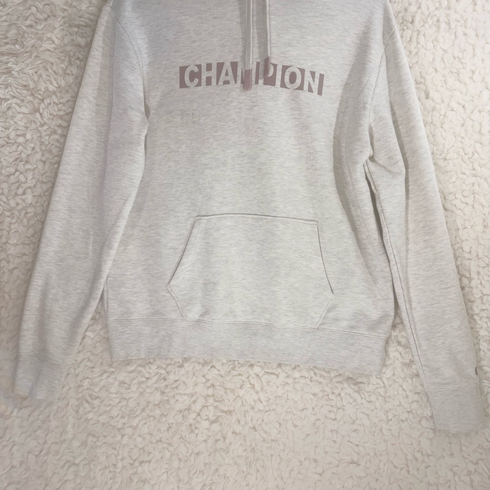 Champion Hoodie Cream Color